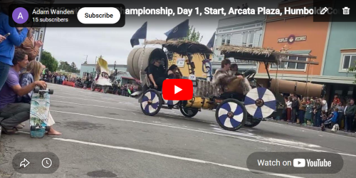 Peddle, Paddle, and Propel in the Arcata Kinetic Sculpture Race