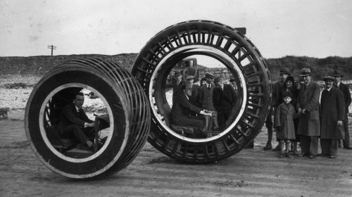 The history behind the most bizarre single-wheeled vehicle ever conceived