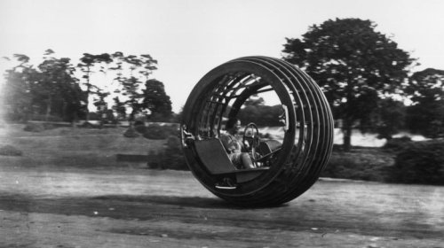 The history behind the most bizarre single-wheeled vehicle ever conceived