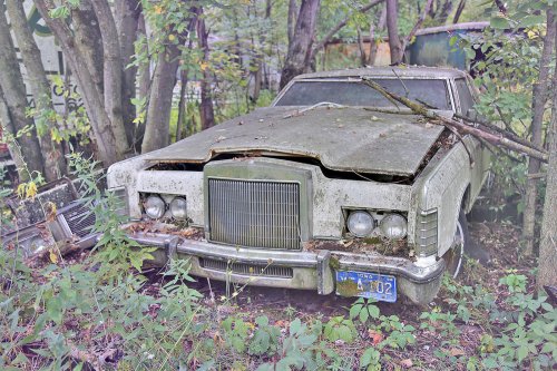 Tesoros encontrados en Ron's Auto Salvage en Allison, Iowa
