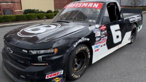 Man arrested after trying to pass off NASCAR race truck as street-legal Chevy S10