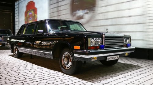 The Soviet ZIL-4104 boasted a hand-built 7.7-liter V8 engine for communist elites