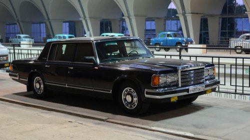 The Soviet ZIL-4104 boasted a hand-built 7.7-liter V8 engine for communist elites