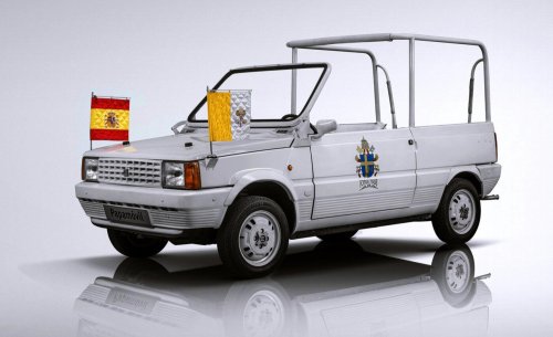 De la silla gestatoria a un motor de 587 CV: el drástico cambio del nuevo papamóvil eléctrico que llega a España