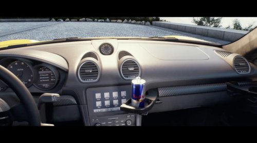 Finally, a racing game that lets you pick which cup goes in the cupholder