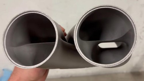 This 3D-printed exhaust delivers more engine horsepower than X-pipes, but at a cost