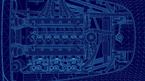 Here's what happens when you blueprint an engine
