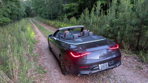 Mercedes-Benz, 2026 Mercedes-Benz CLE450 cabriolet would be so much better if it just picked a lane