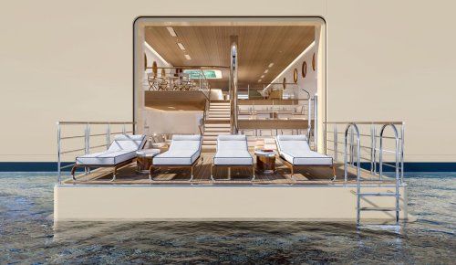 Porsche, Así es el Four Seasons I, el yate-crucero de la cadena hotelera inspirado en James Bond y Porsche