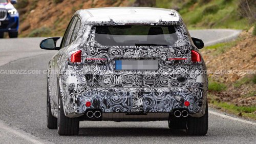 BMW, BMW X1, The 'Neue' BMW X1 spied with its quad exhaust pipes showing