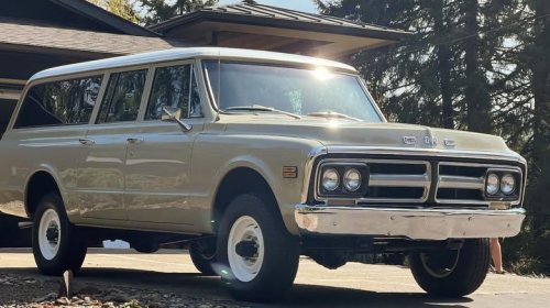 At $37,500, is this 1972 GMC Suburban a resto-mod for the rest of us?
