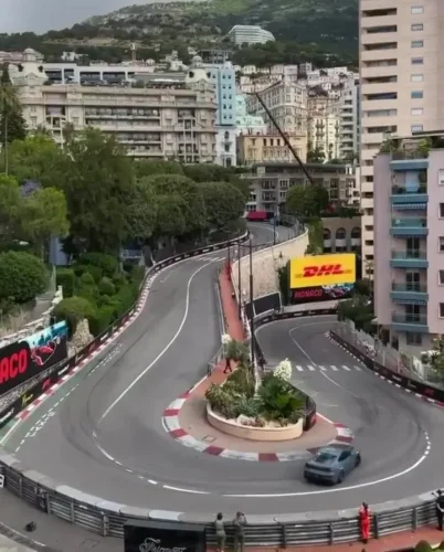 Formula Drift champion James Deane casually drifts Mustang through infamous Monaco hairpin like it's nothing