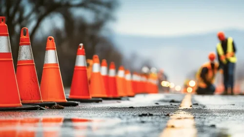 Conos conectados, la DGT anuncia cómo funciona la baliza para proteger a los trabajadores de carreteras