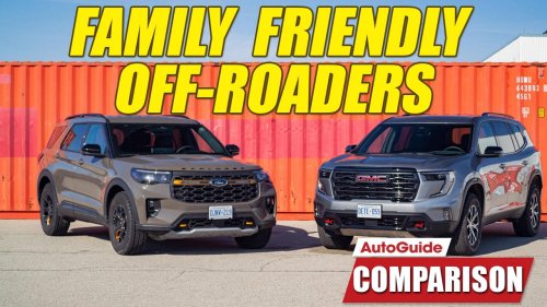 2026 GMC Acadia AT4 vs 2026 Ford Explorer Tremor comparison
