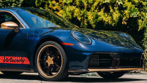 Porsche made a 911 look like worn blue jeans for Toy Story 5