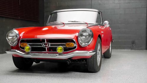 Honda, Honda once built a sports car that was actually a motorcycle in spirit