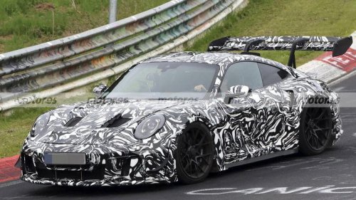 Porsche, Porsche 911, Porsche 911 GT3, Porsche 911 GT3 RS, El Porsche 911 GT3 RS 2028 reaparece en estas fotos espía en Nürburgring y está más cambiado de lo esperado