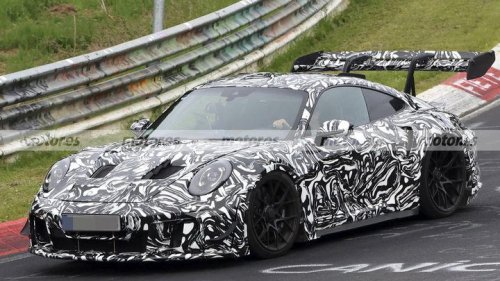 Porsche, Porsche 911, Porsche 911 GT3, Porsche 911 GT3 RS, El Porsche 911 GT3 RS 2028 reaparece en estas fotos espía en Nürburgring y está más cambiado de lo esperado