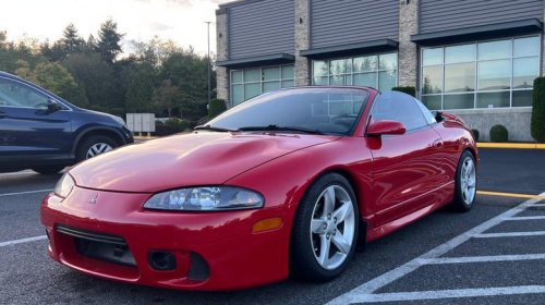 Mitsubishi, At $21,500, could you moon over this 1997 Mitsubishi Eclipse GS-T Spyder?
