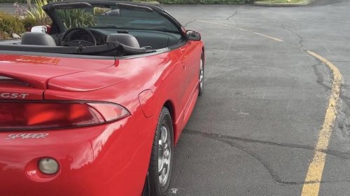 Mitsubishi, At $21,500, could you moon over this 1997 Mitsubishi Eclipse GS-T Spyder?