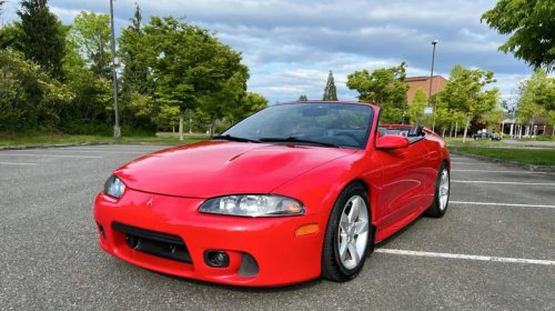 Mitsubishi, At $21,500, could you moon over this 1997 Mitsubishi Eclipse GS-T Spyder?