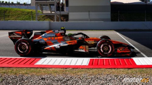 Russell aprovecha las dificultades de Antonelli para liderar en Barcelona; Sainz y Alonso siguen sufriendo
