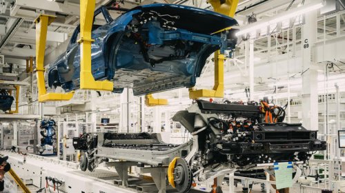 Rivian is reusing its own car batteries in a very resourceful way