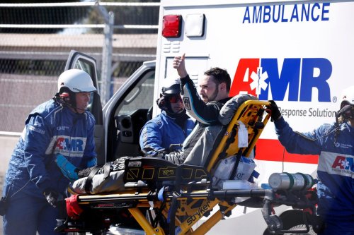 25-car crash stops NASCAR O’Reilly race at Naval Base Coronado