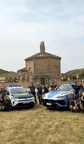 La Guardia Civil explica por qué este Lamborghini Urus de la Polizia italiana patrulla por España
