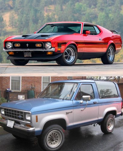 1970s muscle car magic versus 1980s junk, seen side by side