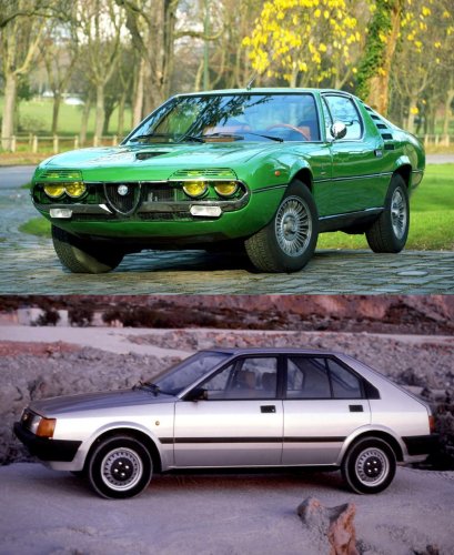 1970s muscle car magic versus 1980s junk, seen side by side