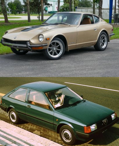 1970s muscle car magic versus 1980s junk, seen side by side