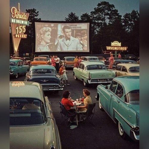 Muscle cars made for a Saturday night cruise