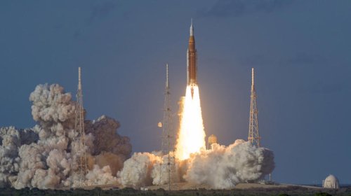 Astronauts are on their way to the moon for the first time in 50 years after successful launch of NASA's Artemis II