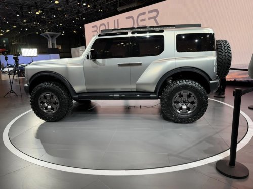Hyundai, SUV, Hyundai Boulder SUV concept in the metal: Hyundai's Bronco beater makes a Wrangler look tame