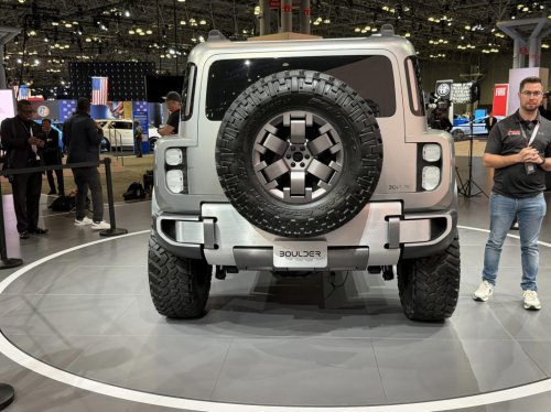 Hyundai Boulder SUV concept in the metal: Hyundai's Bronco beater makes a Wrangler look tame