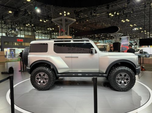 Hyundai Boulder SUV concept in the metal: Hyundai's Bronco beater makes a Wrangler look tame