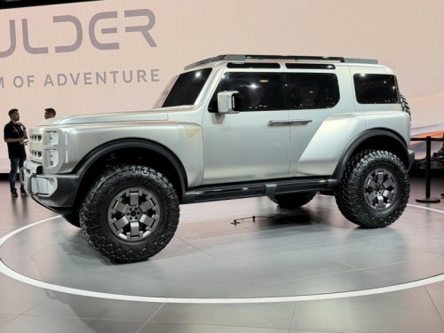Hyundai Boulder SUV concept in the metal: Hyundai's Bronco beater makes a Wrangler look tame
