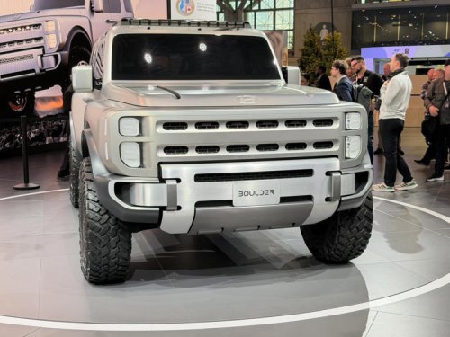 Hyundai Boulder SUV concept in the metal: Hyundai's Bronco beater makes a Wrangler look tame