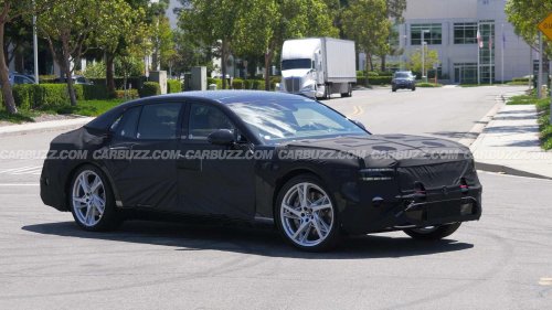 Genesis, New Genesis G90 sedan prototype spied up close, inside and out