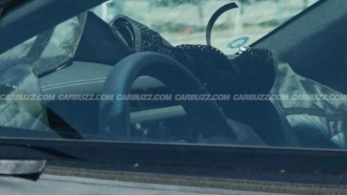 New Genesis G90 sedan prototype spied up close, inside and out