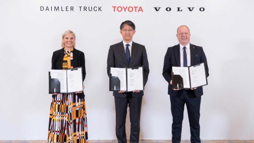 Toyota, Toyota is teaming up with these two auto giants for a big hydrogen push