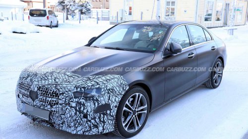 Refreshed Mercedes-Benz C-Class spied hiding the smallest of facelifts