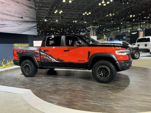 Ram’s 777-HP TRX Bloodshot Night Edition looks even wilder in person