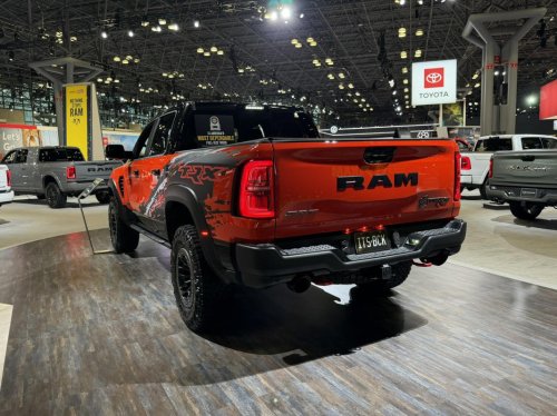 RAM, Ram’s 777-HP TRX Bloodshot Night Edition looks even wilder in person