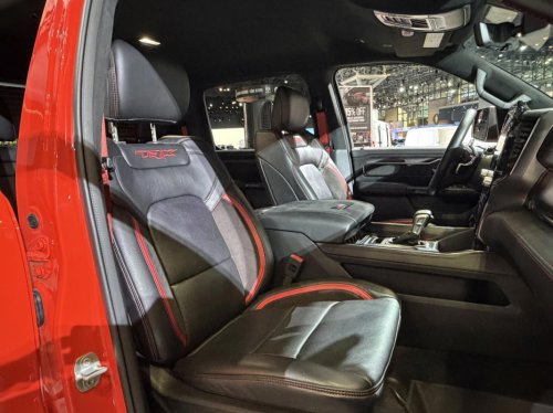Ram’s 777-HP TRX Bloodshot Night Edition looks even wilder in person