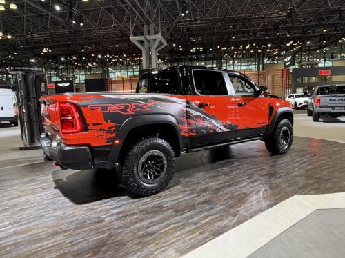 Ram’s 777-HP TRX Bloodshot Night Edition looks even wilder in person