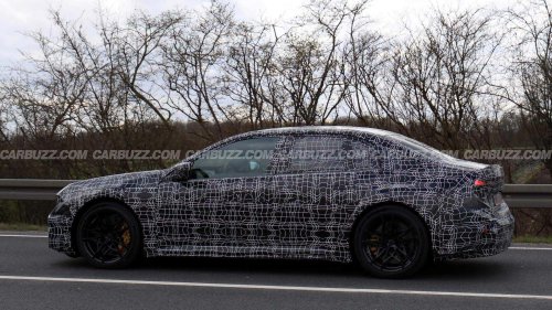 BMW's first electric M EV spied with massive brakes in plain sight