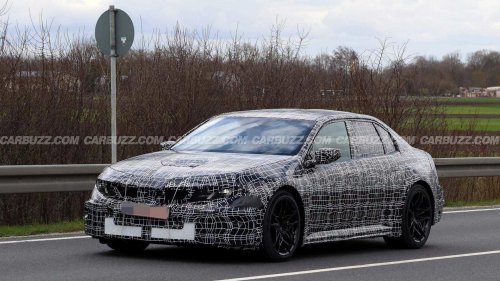 BMW, BMW's first electric M EV spied with massive brakes in plain sight