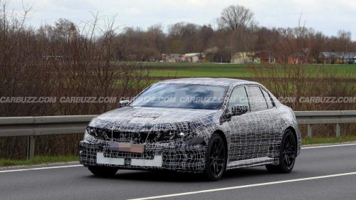 BMW's first electric M EV spied with massive brakes in plain sight